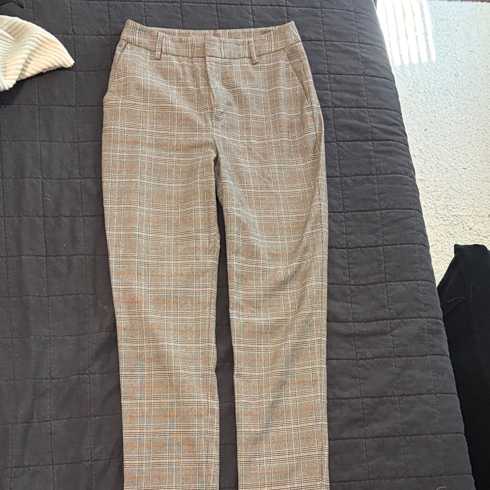 Classic Plaid Dress Pants